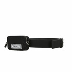 Moschino // Leather Belt // Black // 35.4"