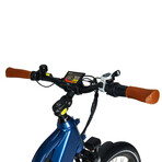 Pacer Step-Thru Commuter E-Bike // Blue