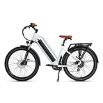 Pacer Step-Thru Commuter E-Bike // White