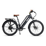 Pacer Step-Thru Commuter E-Bike // Gray