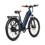 Pacer Step-Thru Commuter E-Bike // Blue