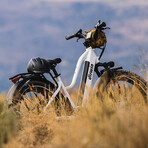 Pioneer Step-Thru Fat Tire E-Bike // White