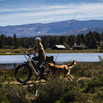 Pioneer Step-Thru Fat Tire E-Bike // White