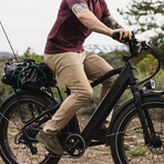 Pioneer Fat Tire E-Bike // Black