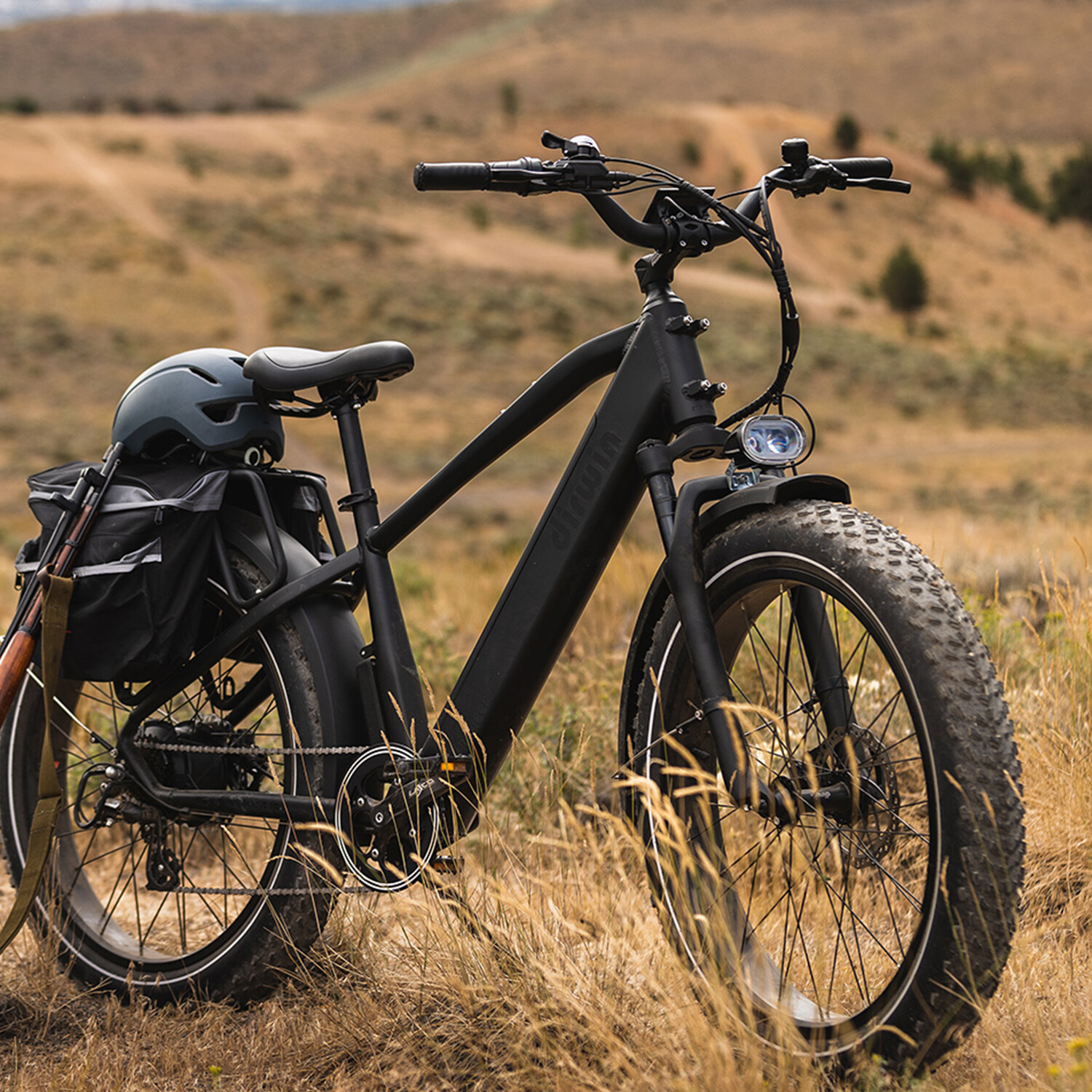 Pioneer Fat Tire EBike // Black Dirwin Fat Tire EBikes Touch of