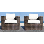 Meltham Patio Chair + Sunbrella Cushions // Set of 2