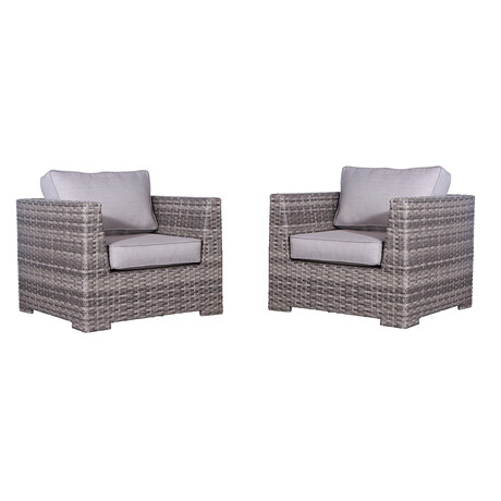 Letona 2 Piece Club Chair + Cushion // Set of 2