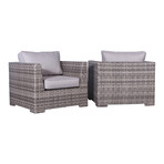 Letona 2 Piece Club Chair + Cushion // Set of 2