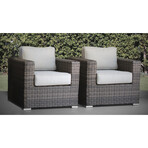 Meltham Patio Chair + Cushions // Set of 2