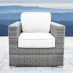 Darvin Patio Chair + Sunbrella Cushions // Gray