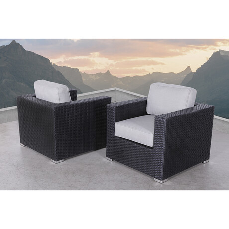 Ayers Patio Chair + Cushions // Set of 2