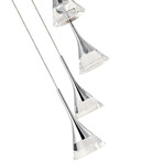 Amalfi // Chandelier (Polished Chrome)