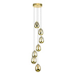 Venezia // Chandelier // Gold