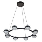 Milano // LED Chandelier // 33"L (Antique Brass)