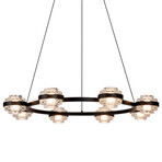 Milano // LED Chandelier // 33"L (Antique Brass)