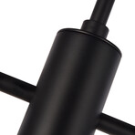 Milano // LED Chandelier // 40"L (Black)