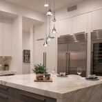 Amalfi // Chandelier (Polished Chrome)