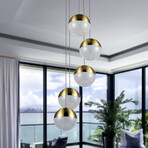 Ravello // Chandelier (Black)