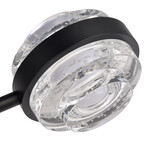 Milano // LED Chandelier // 40"L (Black)