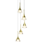 Amalfi // Chandelier (Polished Chrome)