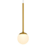 Capri // Pendant Light // 5"L (Antique Brass)