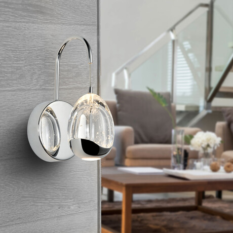 Venezia // Wall Sconce // Polished Chrome