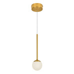 Capri // Pendant Light // 5"L (Antique Brass)