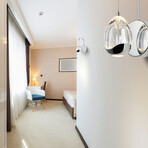 Venezia // Wall Sconce // Polished Chrome
