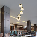 Ravello // Chandelier (Black)