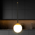 Capri // Pendant Light // 5"L (Antique Brass)