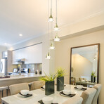 Amalfi // Chandelier (Polished Chrome)