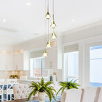 Amalfi // Chandelier (Polished Chrome)