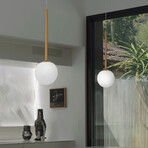 Capri // Pendant Light // 5"L (Antique Brass)