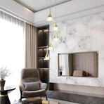 Amalfi // Chandelier (Polished Chrome)