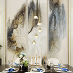 Amalfi // Chandelier (Polished Chrome)
