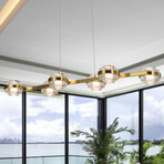 Milano // LED Linear Chandelier // 39"L