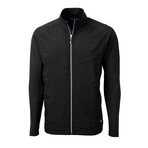 Adapt Eco Knit Hybrid Recycled Mens Full Zip Jacket // Black (L)
