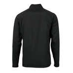 Adapt Eco Knit Hybrid Recycled Mens Full Zip Jacket // Black (L)