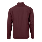 Adapt Eco Knit Hybrid Recycled Mens Full Zip Jacket // Bordeaux (S)