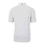 Virtue Eco Pique Stripe Recycled Mens Polo // Polished (M)