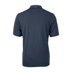 Virtue Eco Pique Recycled Mens Polo // Navy Blue (S)