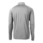 Adapt Eco Knit Stretch Recycled Mens Quarter Zip Pullover // Polished (S)