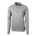 Virtue Eco Pique Recycled Quarter Zip Mens Pullover // Polished (M)