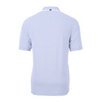 Virtue Eco Pique Stripe Recycled Mens Polo // Hyacinth (XL)
