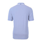 Virtue Eco Pique Stripe Recycled Mens Polo // Chelan (L)