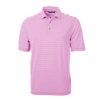 Virtue Eco Pique Stripe Recycled Mens Polo //  Gelato (XL)