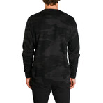 Mills Crewneck // Black Camo (S)