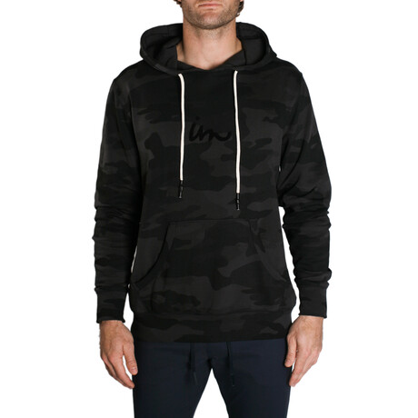 Mills Hoodie // Black Camo (S)