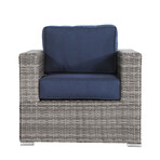 Hilma Patio Chair + Sunbrella Cushions // Navy Blue