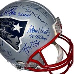 New England Patriots Legends // Autographed Helmet + Inscriptions